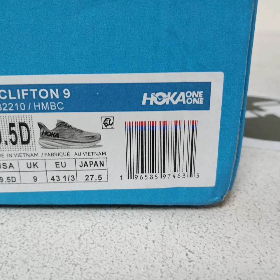 HOKA CLIFON 9 SIZE 9