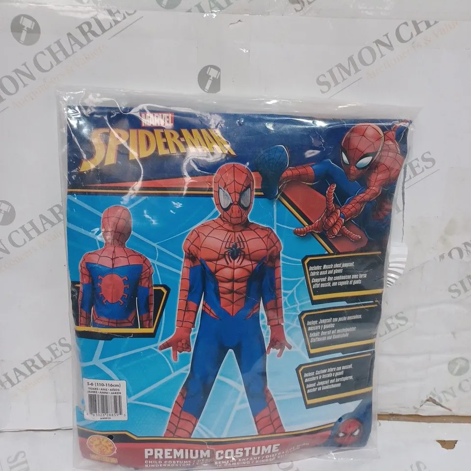 MARVEL SPIDERMAN PREMIUM COSTUME SIZE 5-6 YEARS