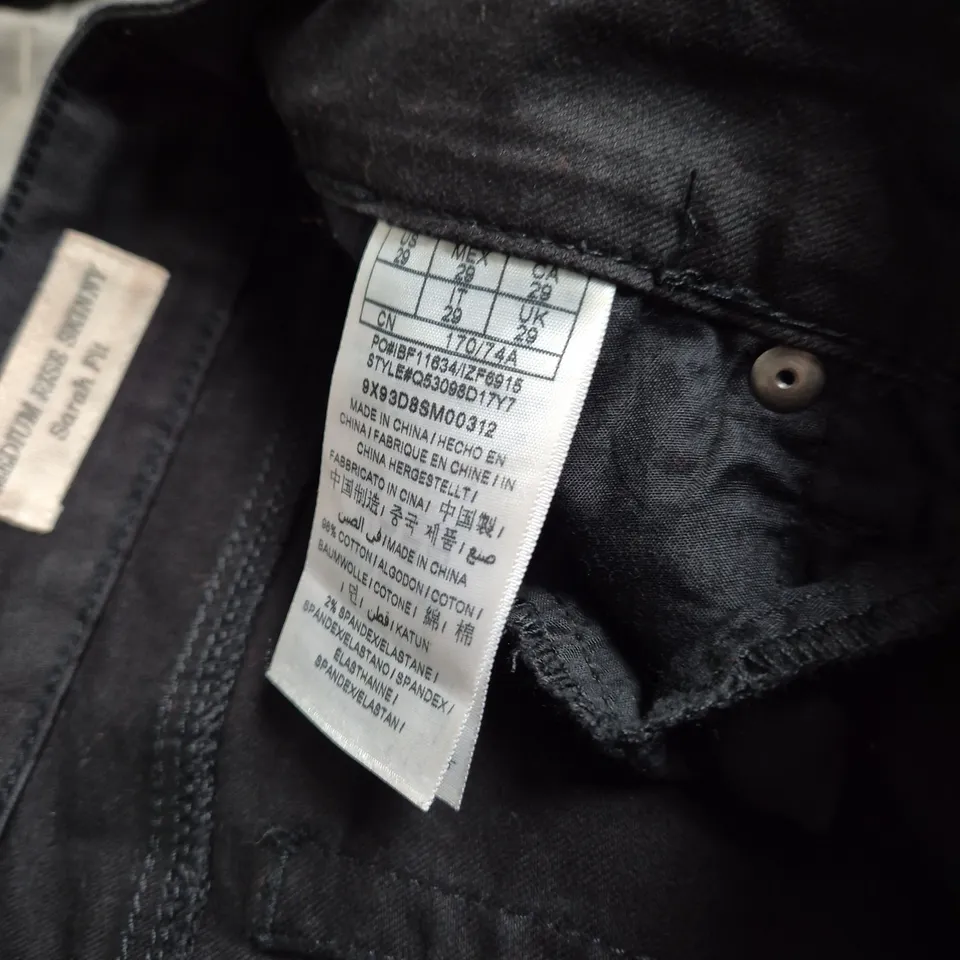 GUESS BLACK DENIM JEANS, UK 29 (US 29)