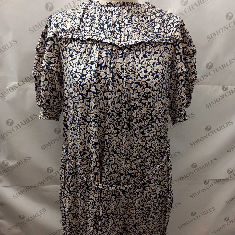WOMENS BODEN YOKE DETAIL JERSEY MINI DRESS SIZE 12L