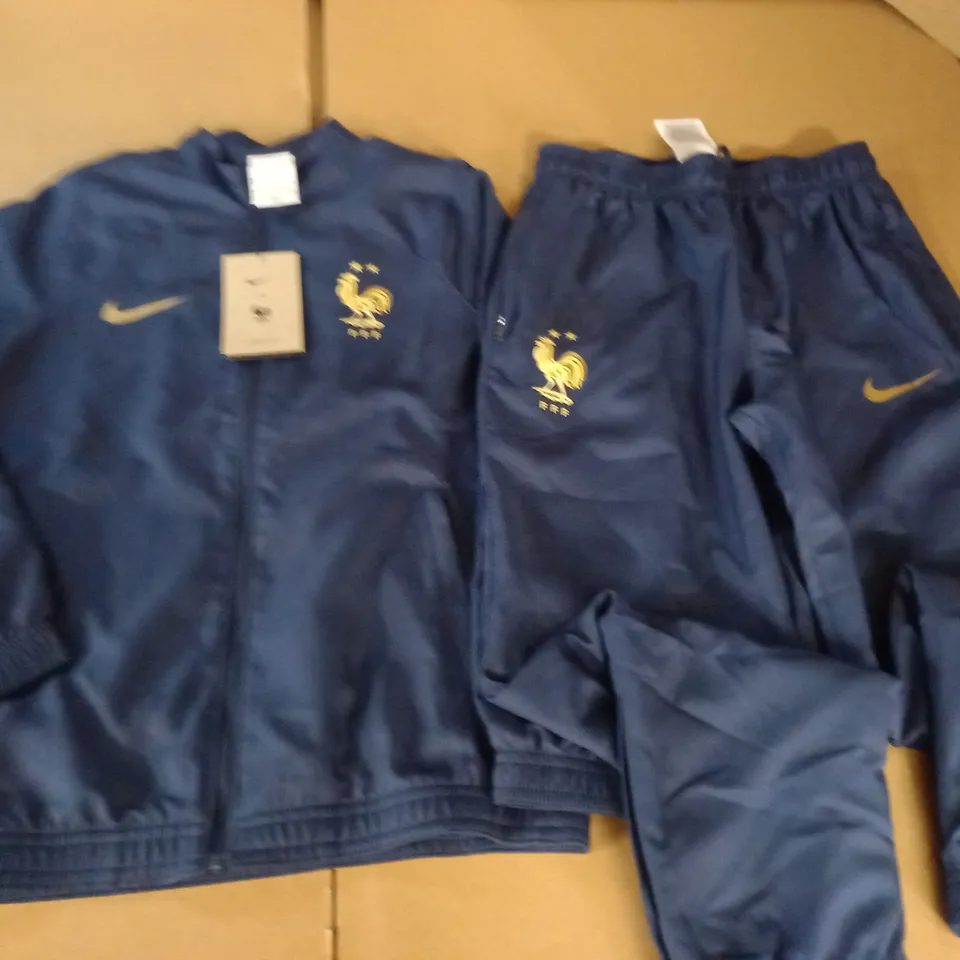 FFF NIKE DRI-FIT YOUTH  NAVY TRACKSUIT - M 137-147CM