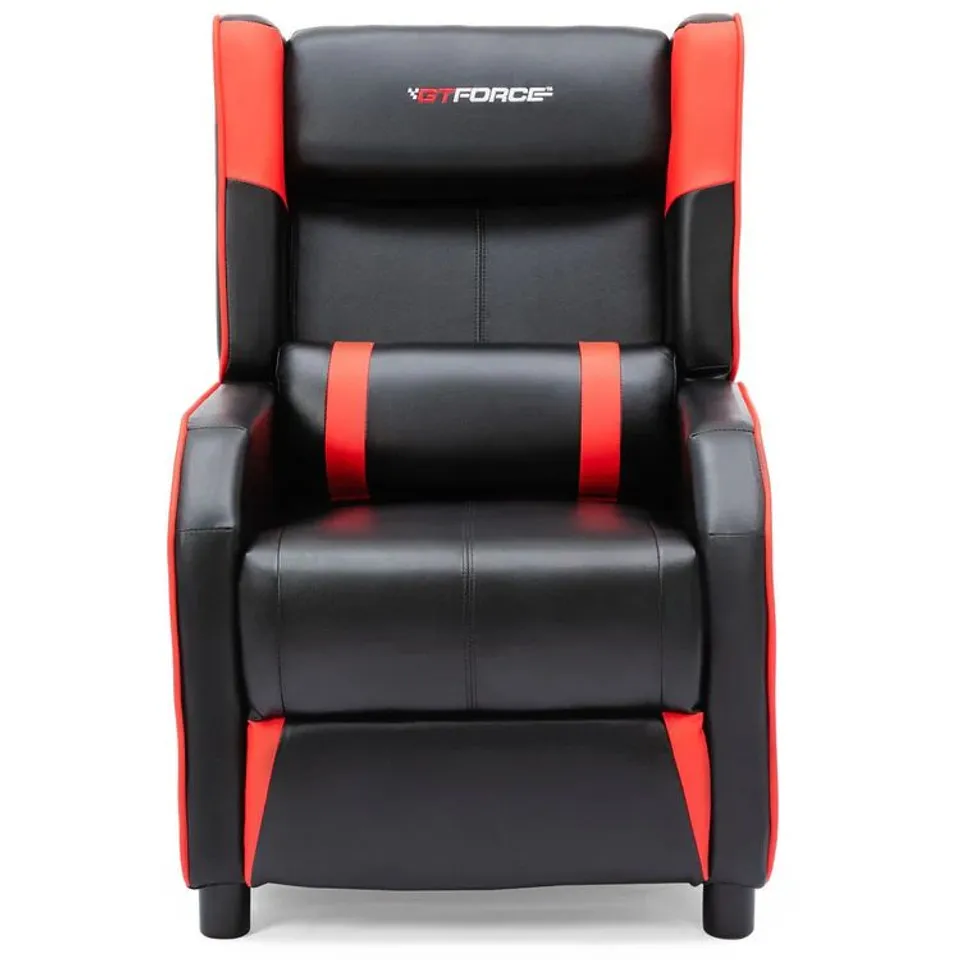 BOXED GTFORCE RANGER X PUSHBACK RECLINER CHAIR - BLACK AND RED (1 BOX)
