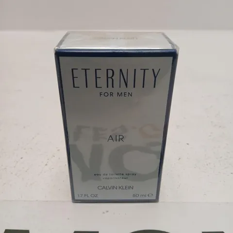 BOXED AND SEALED ETERNITY FOR MEN AIR CALVIN KLEIN EAU DE TOILETTE 50ML