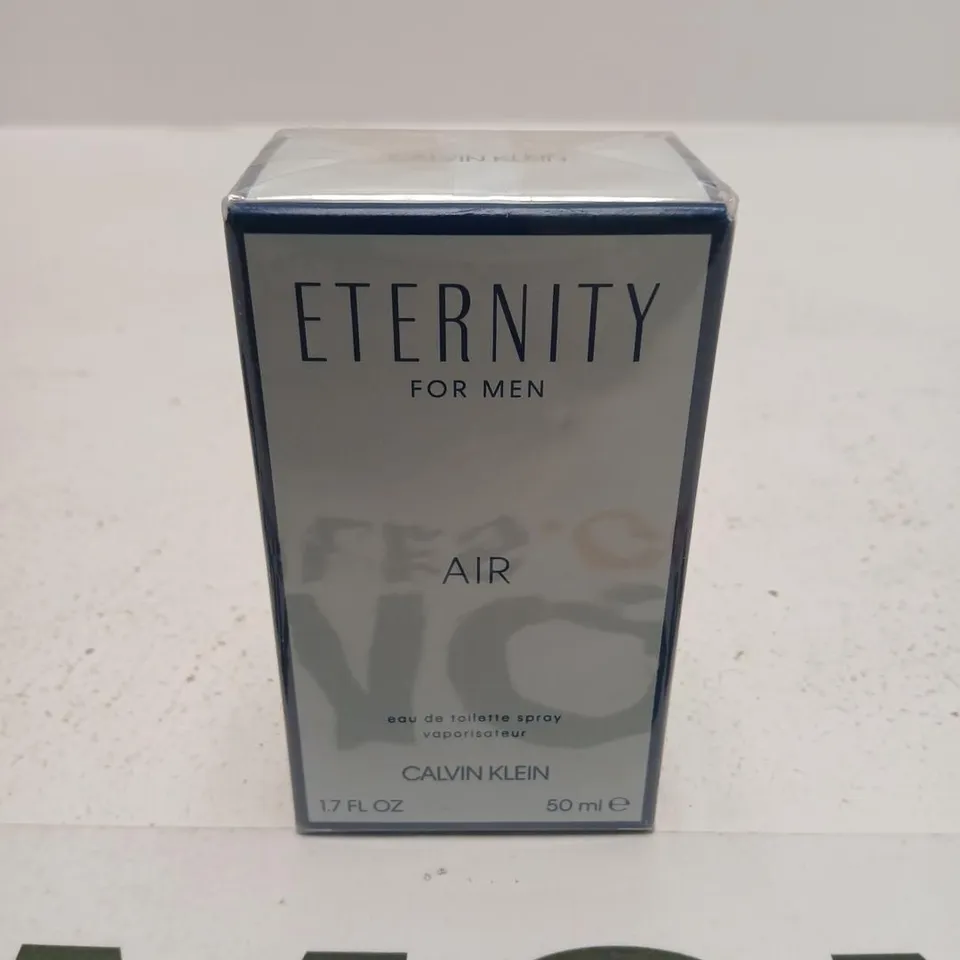 BOXED AND SEALED ETERNITY FOR MEN AIR CALVIN KLEIN EAU DE TOILETTE 50ML