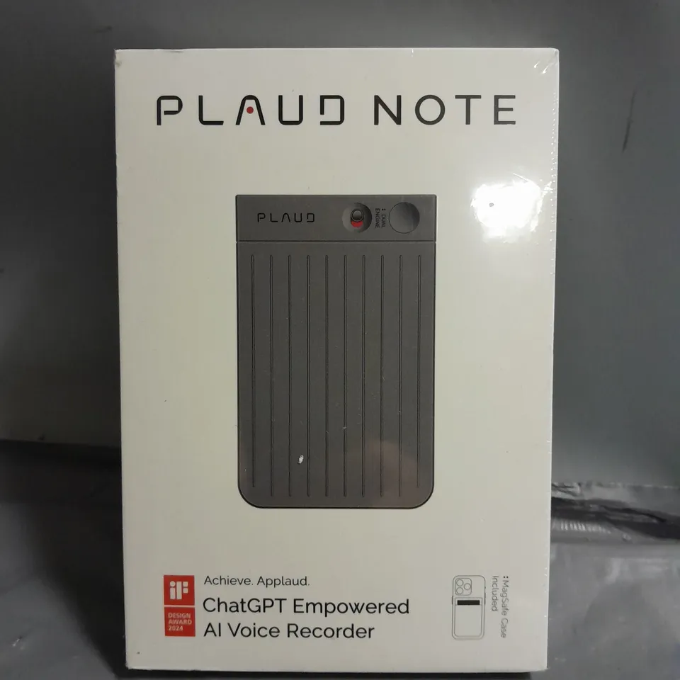 SEALED PLAUD NOTE CHATGPT EMPOWERED AI VOICE RECORDER - 64GB