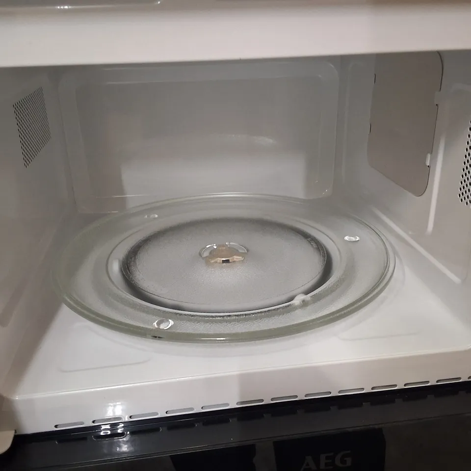 AEG MBE2658SEM BUILT-IN SOLO MICROWAVE - BLACK & STAINLESS STEEL