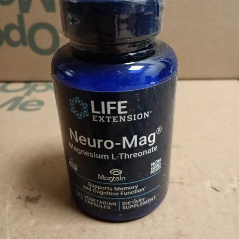 LIFE EXTENSION NEURO-MAG MAGNESIUM L-THREONATE – 90 VEGETARIAN CAPSULES