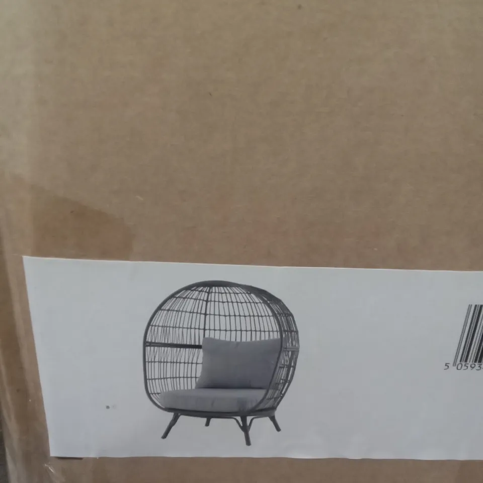 BOXED GOODHOME APOLIMA ROPE EGG CHAIR 