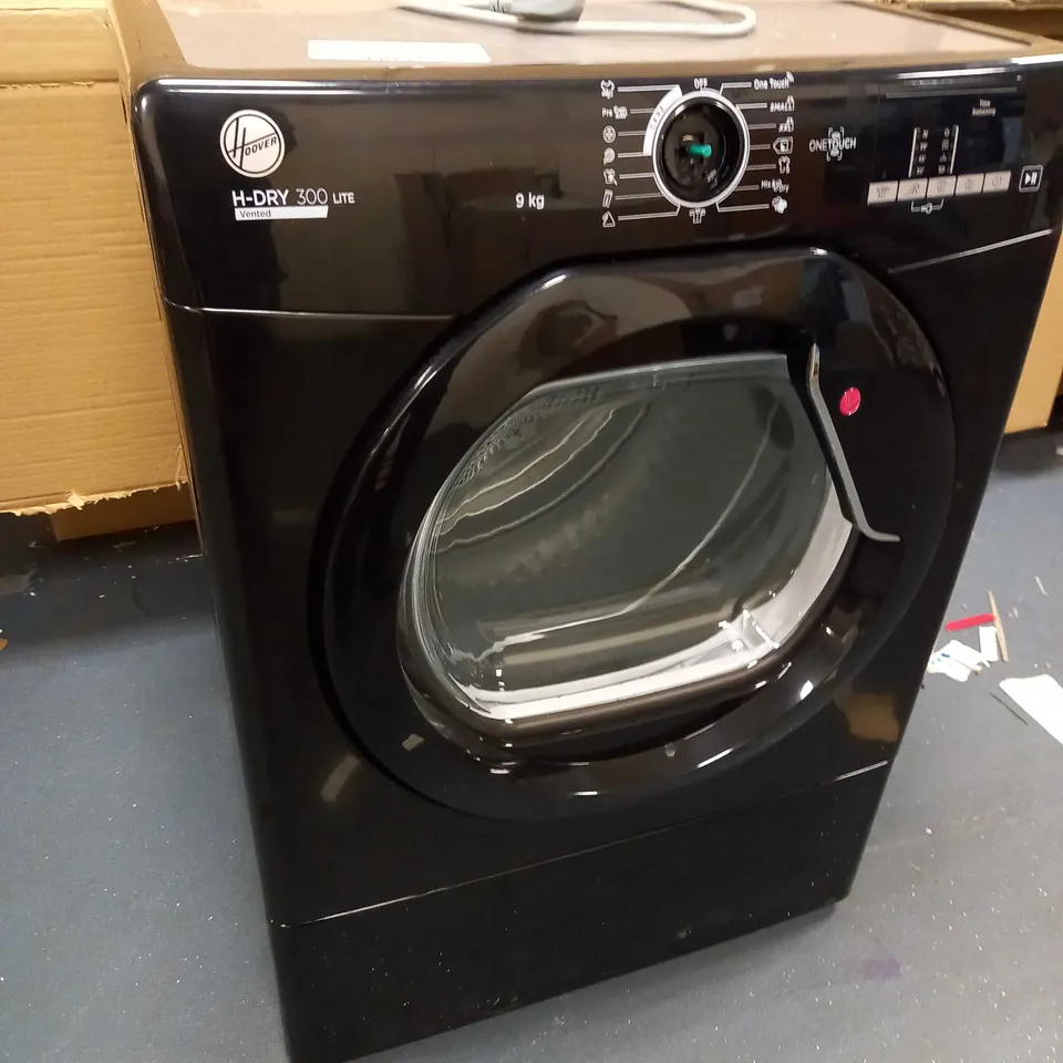 HOOVER FREESTANDING VENTED TUMBLE DRYER IN BLACK