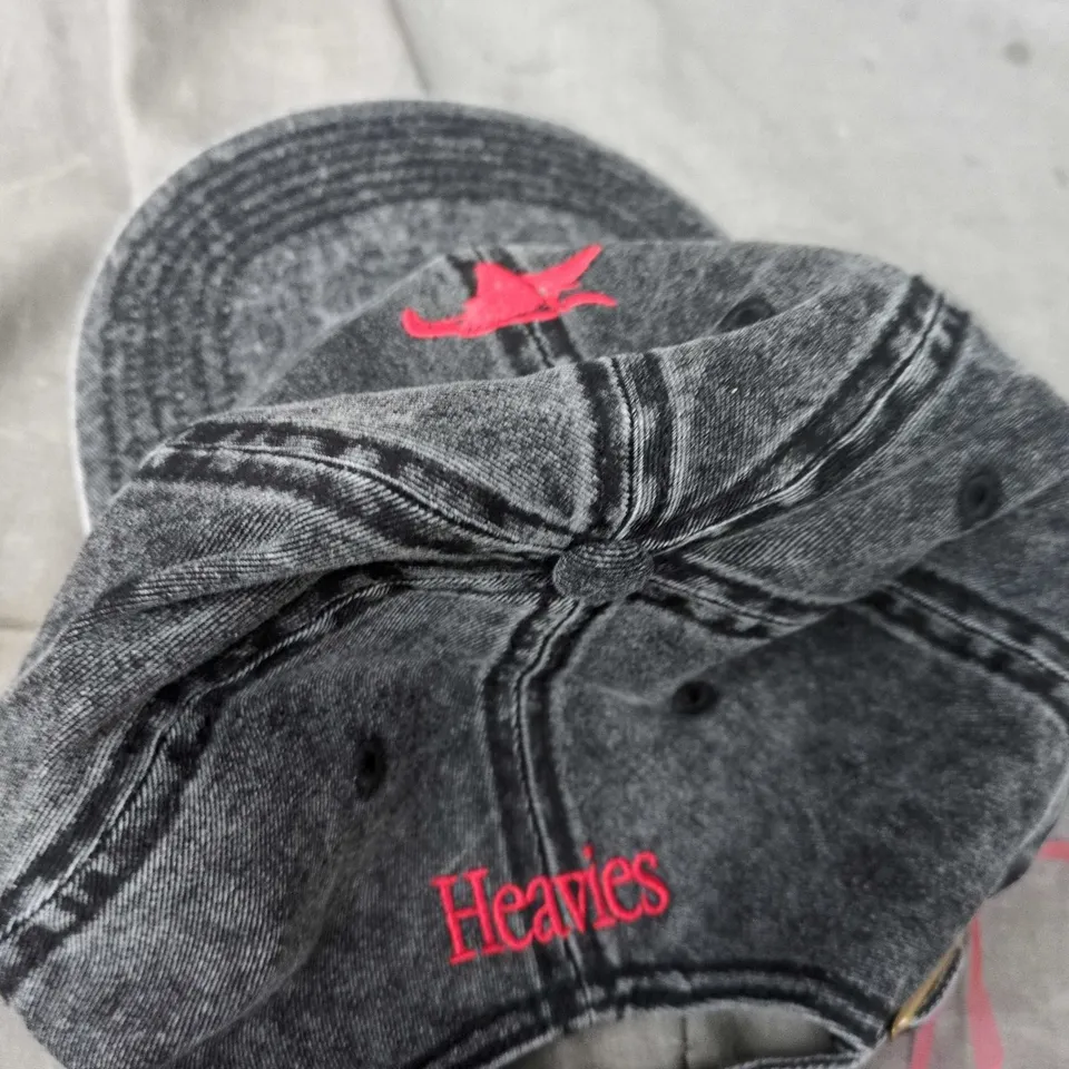 DENIM BASEBALL CAP WITH HEADIES EMBROIDERY