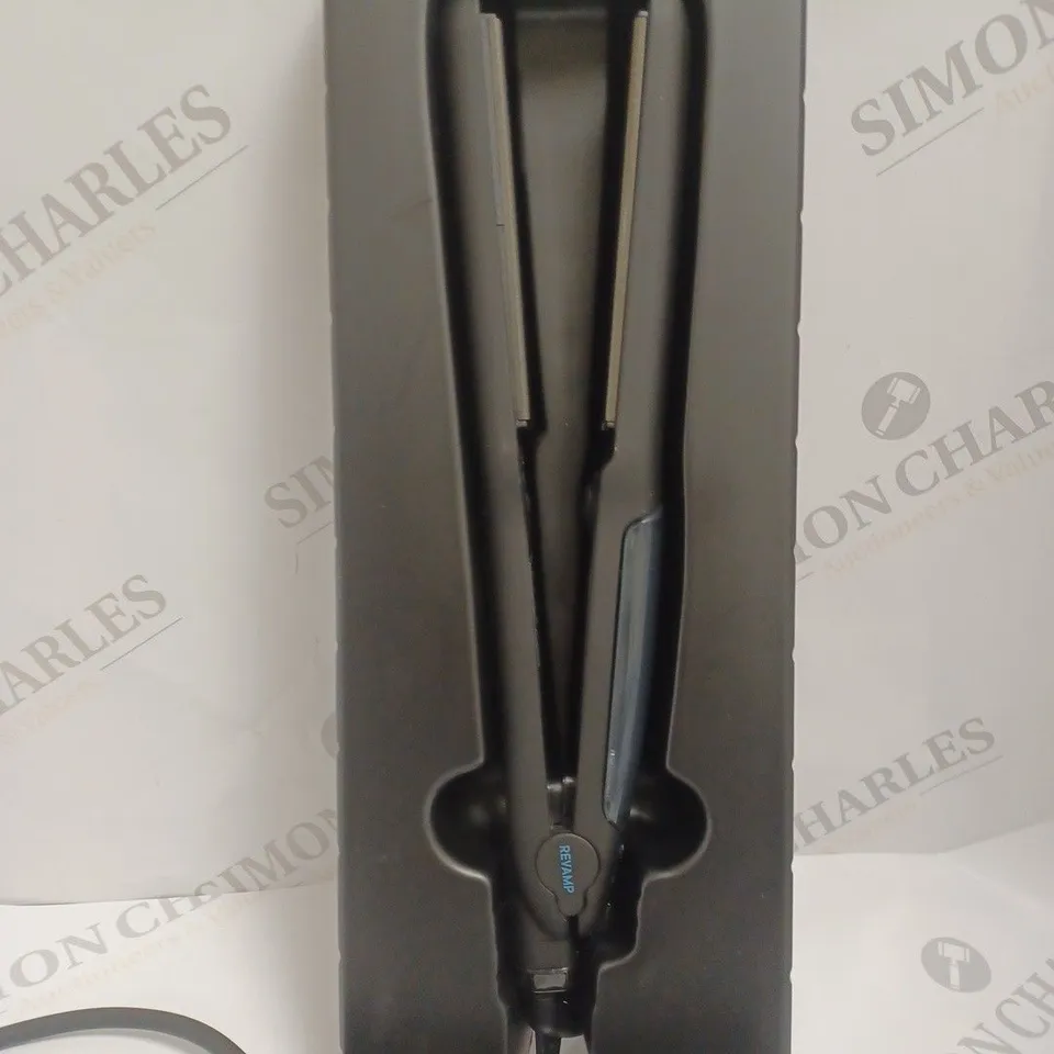BOXED REVAMP PROGLOSS STEAMCARE HAIR STRAIGHTENER  RRP £120