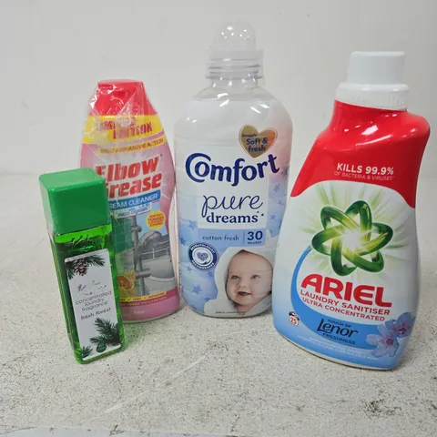 APPROXIMATELY 10 ASSORTED HOUSEHOLD PRODUCTS TO INCLUDE LAUNDRY SANITISER, CLEANER, FRAGRANCE ETC