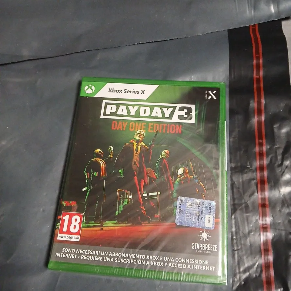 APPROXIMATELY 5 X PAYDAY 3 DAY ONE EDITION – XBOX SERIES X - NON UK EDITION 