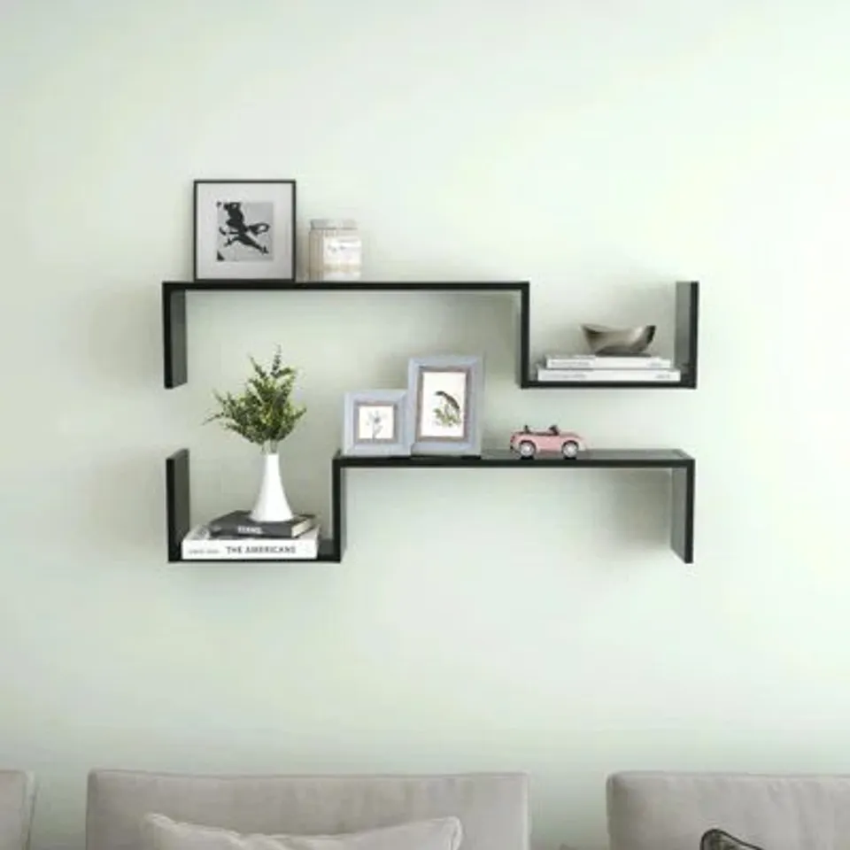 BOXED LOEY WALL SHELVES -SET OF 2-