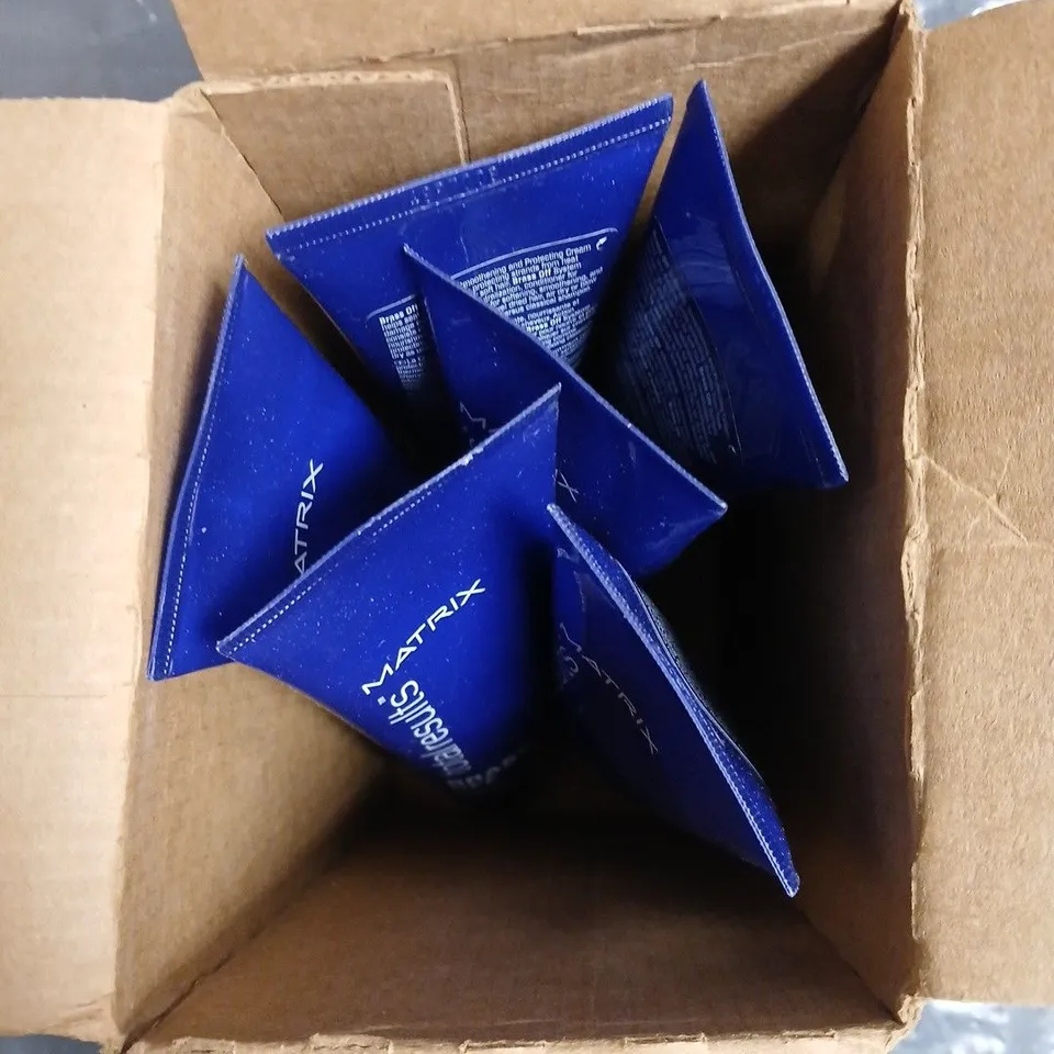 6 X MATRIX TOTAL RESULTS BRASS OFF BLONDE THREESOME CREAM (150ML) - COLLECTION ONLY	