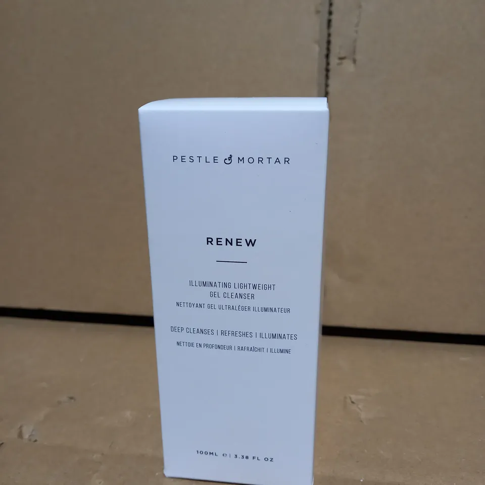 BOXED & SEALED PESTLE & MORTAR RENEW CLEANSING GEL 100ML