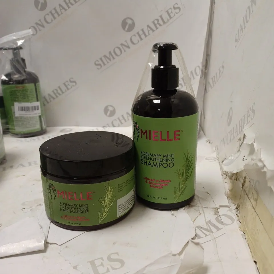 MIELLE ROSEMARY MINT HAIR MASQUE AND SHAMPOO