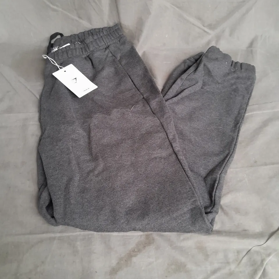 GYMSHARK REST DAY SWEAT JOGGERS IN BLACK SIZE S