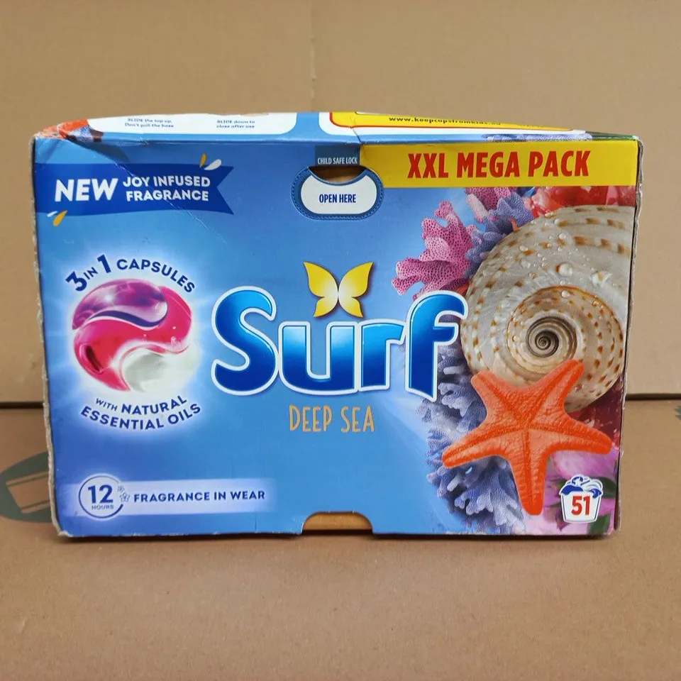 SURF DEEP SEA 3-IN-1 LAUNDRY CAPSULES – XXL MEGA PACK