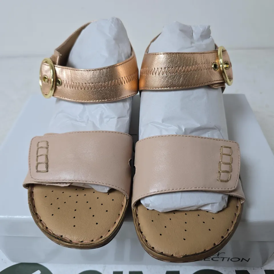 BOXED LEATHER COLLECTION NATASHA SHOES, PINK - SIZE 6