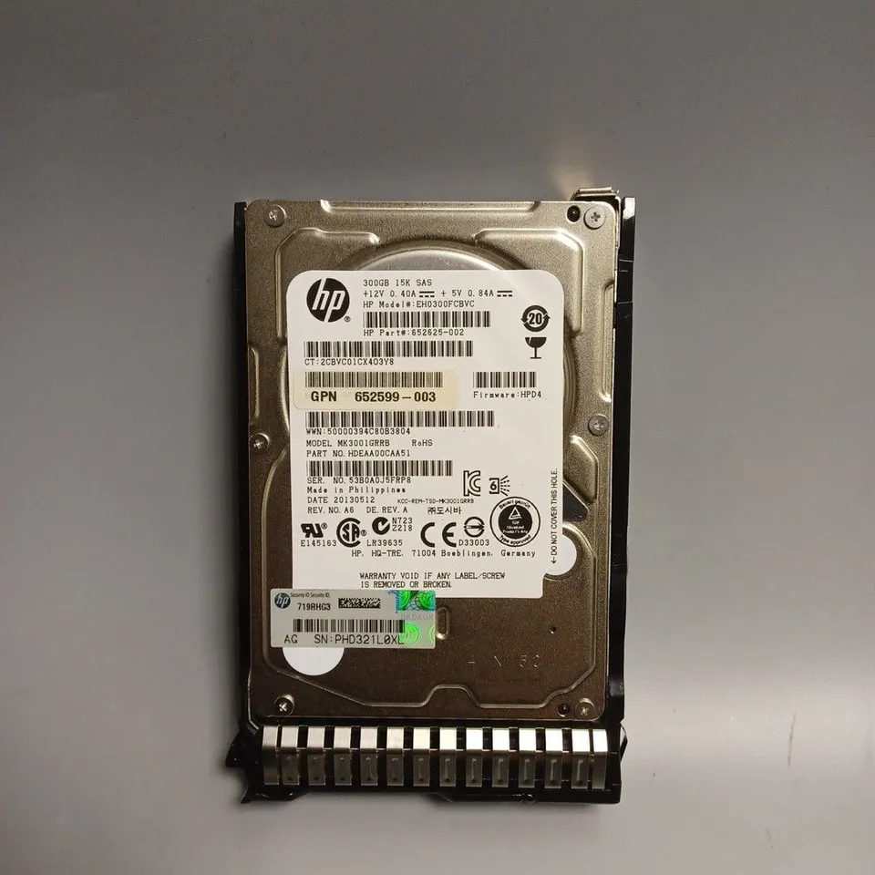 HP REPLACEMENT MK3001GRRB 300GB SAS HARD DRIVE
