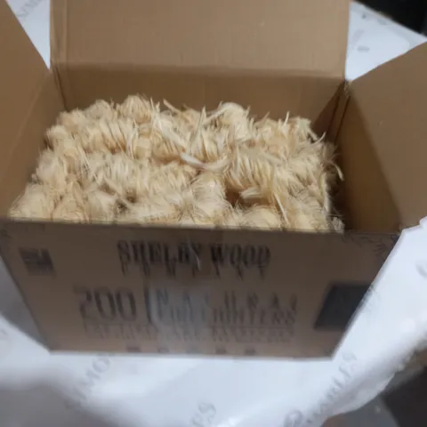 SHELBY WOOD - 200 NATURAL FIRE LIGHTERS 