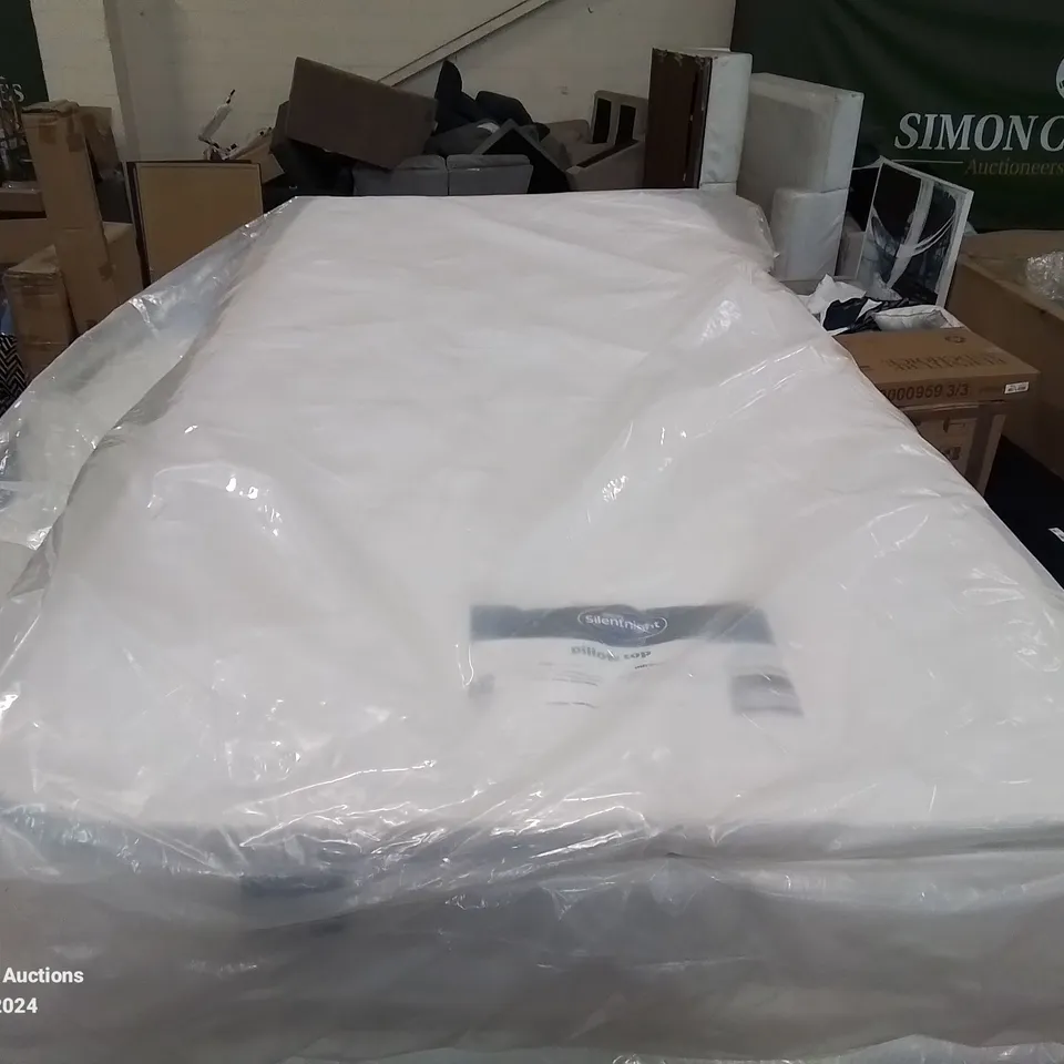 QUALITY BAGGED SILENTNIGHT PILLOW TOP SINGLE MATTRESS 