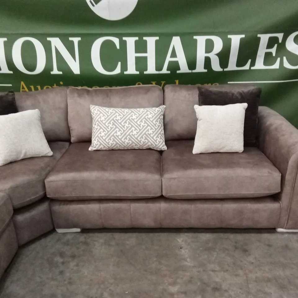 AMARA LEFT HAND DOUBLE ARM CORNER GROUP SOFA RRP £3199