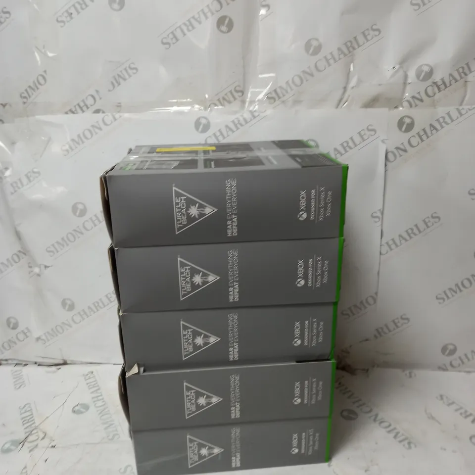 5X TURTLE BEACH RECON 50X HEADSETS - BLACK 