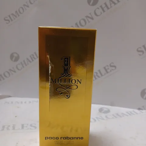 BOXED AND SEALED PACO RABANNE 1 MILLION EAU DE TOILETTE SPRAY 100ML