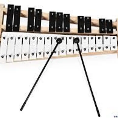 BOXED COSTWAY 27 NOTE GLOCKENSPIEL XYLOPHONE WITH 2 RUBBER MALLETS