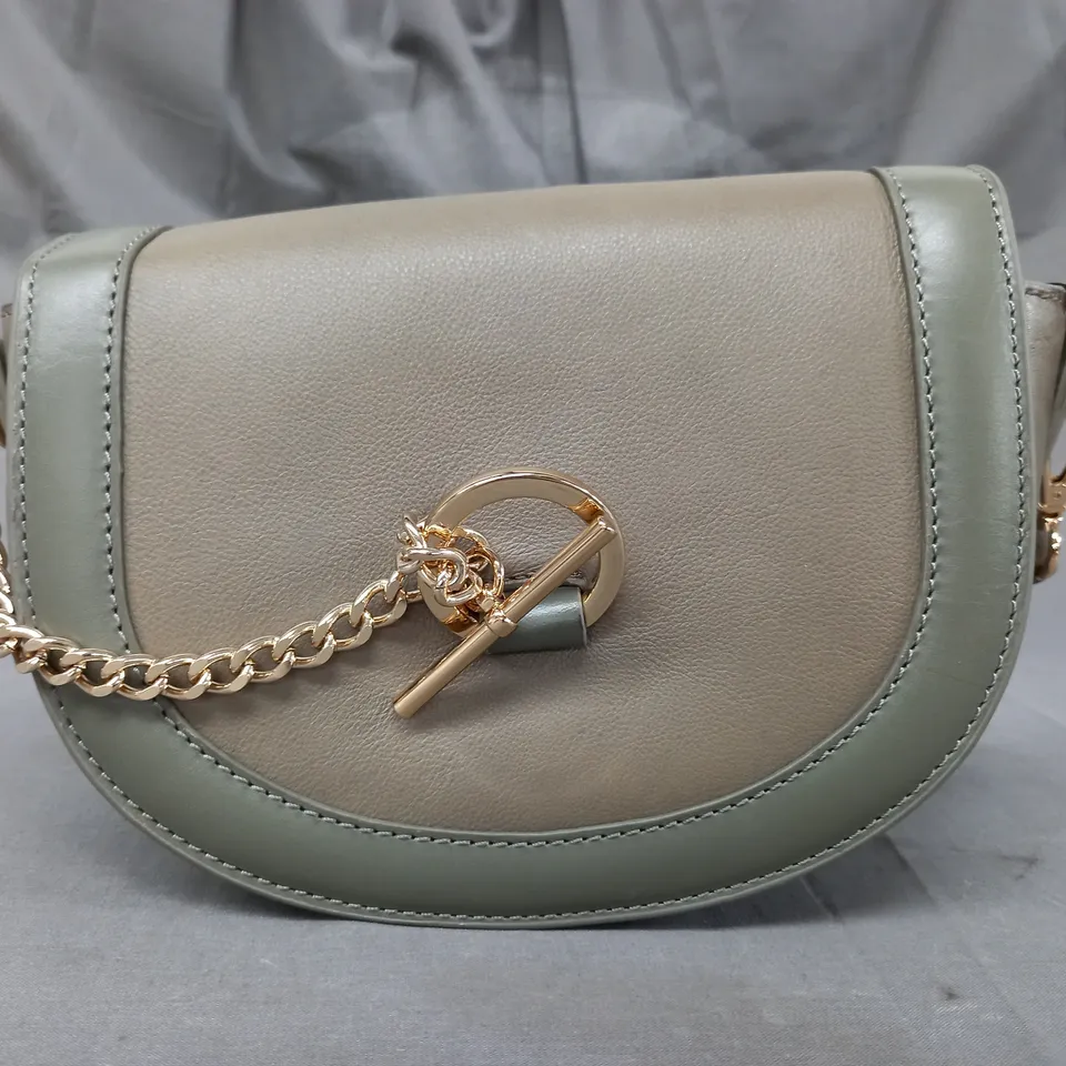 PAUL COSTELLOE DRESSAGE SATCHEL BAG IN SAGE