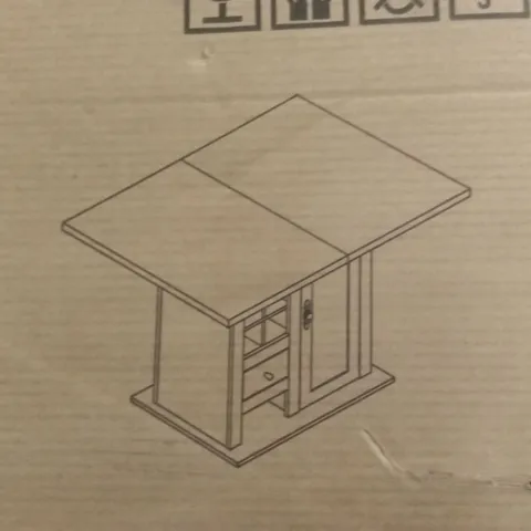 BOXED EXTENDABLE DINING TABLE (2 BOXES)