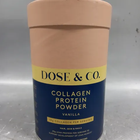 SEALED DOSE & CO COLLAGEN PROTEIN POWDER - VANILLA - 420G