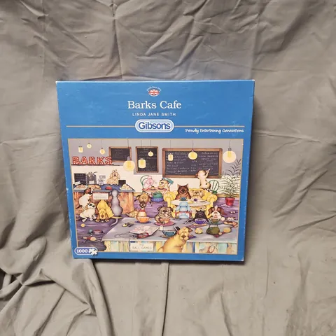 GIBSONS JIGSAW PUZZLE – BARKS CAFE BY LINDA JANE SMITH, 1000 PIECES