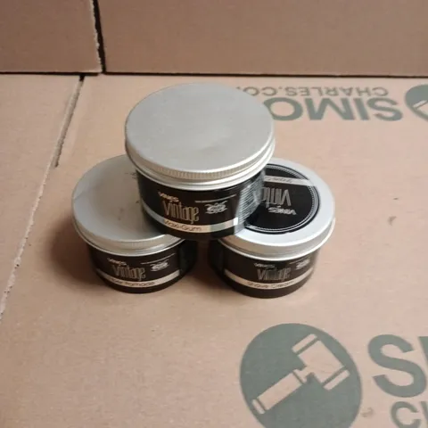 BOX OF 6 VINES VINTAGE HAIRCARE PRODUCTS TO INCLUDE FIBER POMADE, MAXI GUM AND SHAVE CREAM 
