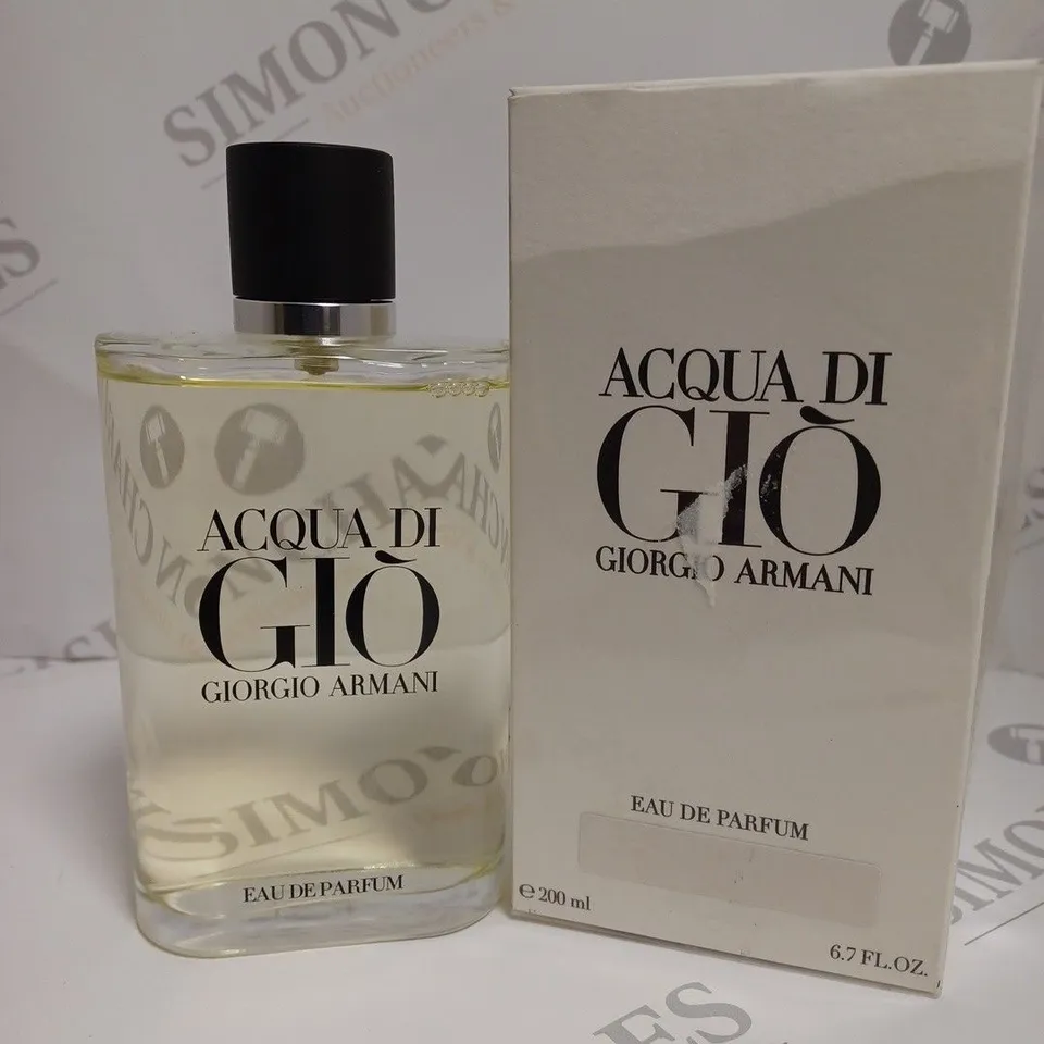 BOXED GIORGIO ARMANI ACQUA DI GIO MEN EAU DE PARFUM SPRAY - 200ML 