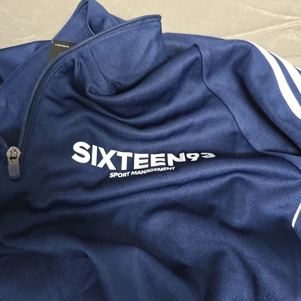 ADIDAS TIRO 24 TRAINING TRACKSUIT – NAVY WITH WHITE STRIPES, MEN'S SIZE L