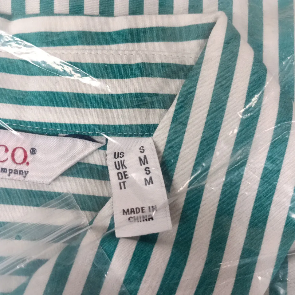 DENIM & CO STRIPED SHIRT – 100% COTTON