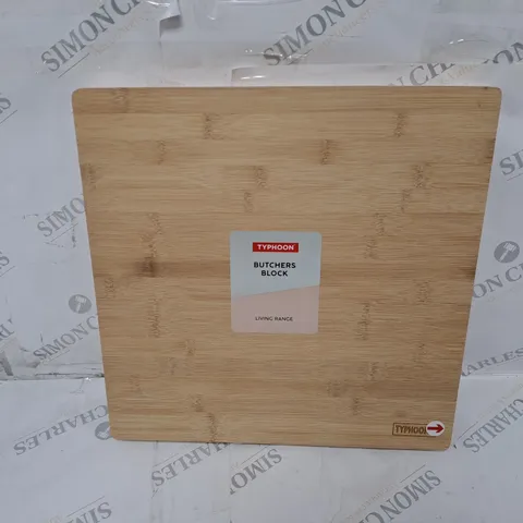 MASON CASH 37CM SQUARE BAMBOO BUTCHERS BLOCK