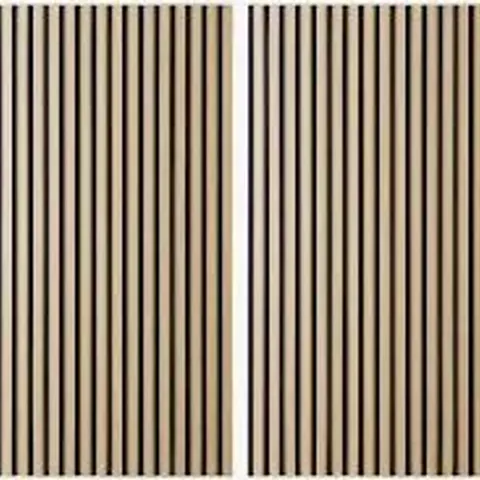 BOXED MINTHA WALL PANELING IN BROWN/BLACK (SET OF 2) (1 BOX)