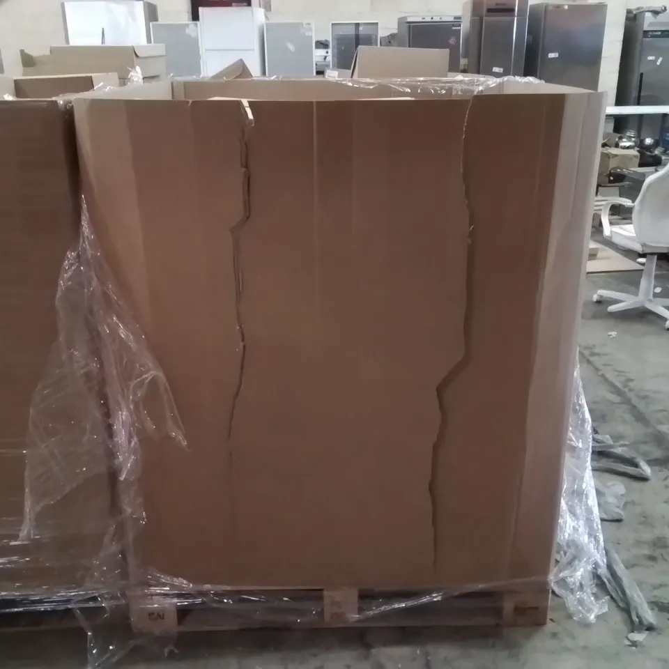 PALLET CONTAINING APPROXIMATELY 88X ASSORTED BRAND NEW DESIGNER SHOES INCLUDING: JD WILLIAMS BLUE BOOTS, JD WILLIAMS LEOPARD PRINT HEELS, JD WILLIAMS YELLOW PLATFORM