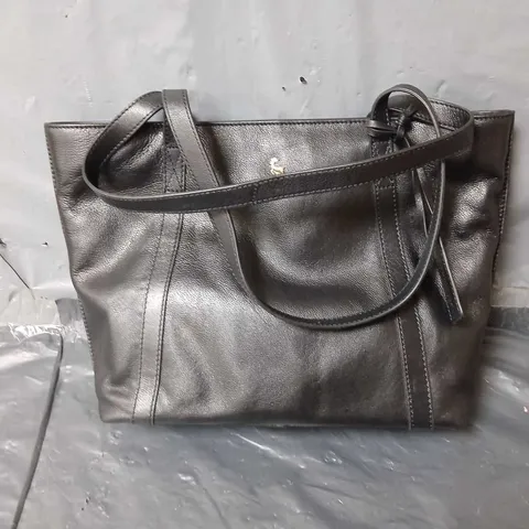 ASHWOOD SOFT LEATHER TOTE BAG - BLACK 