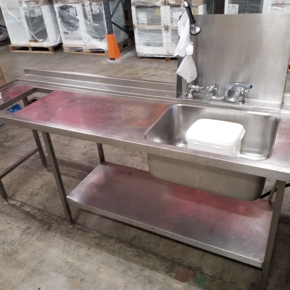 HOBART COMMERCIAL PASS THROUGH DISHWASHER STATION