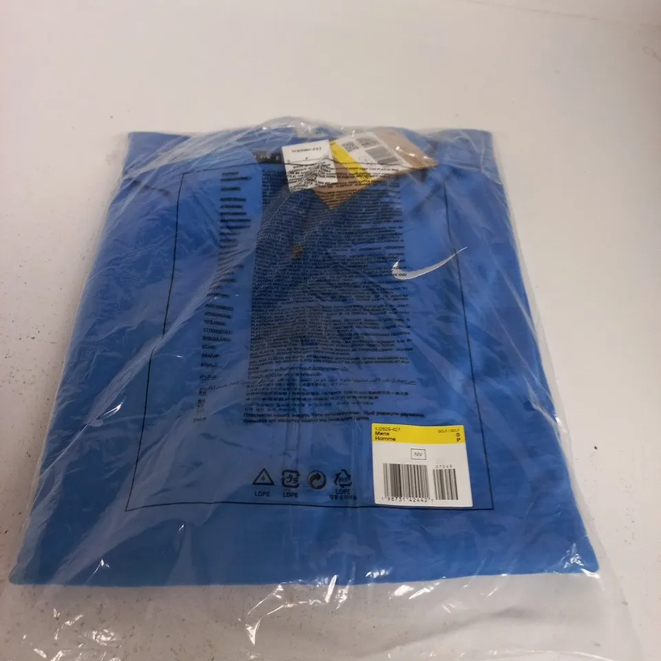 NIKE GOLF MENS ZIP FLEECE – BLUE, S