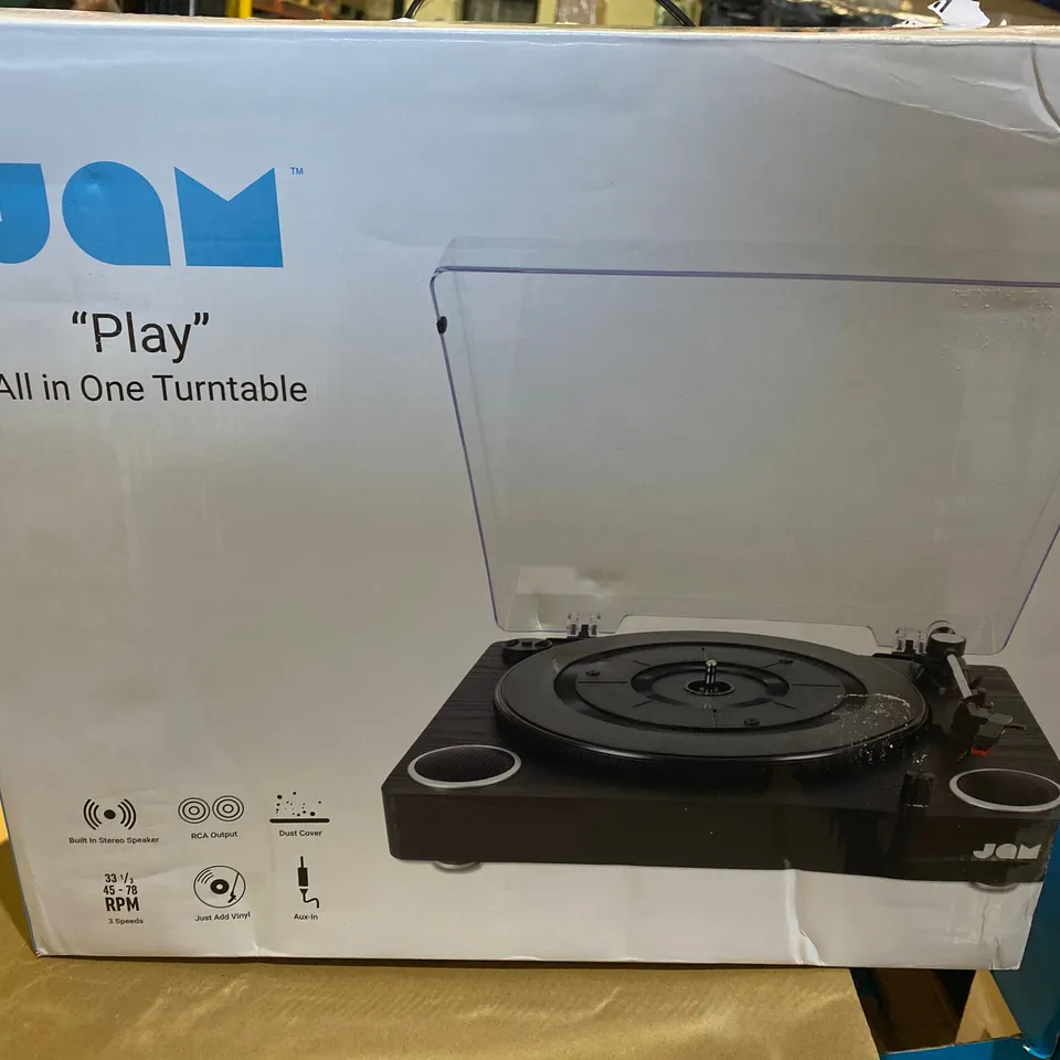 JAM PLAY ALL IN ONE TURNTABLE 