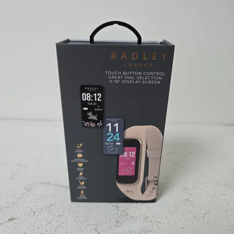 BOXED RADLEY SERIES 8 LADIES PINK SILICONE STRAP SMART WATCH