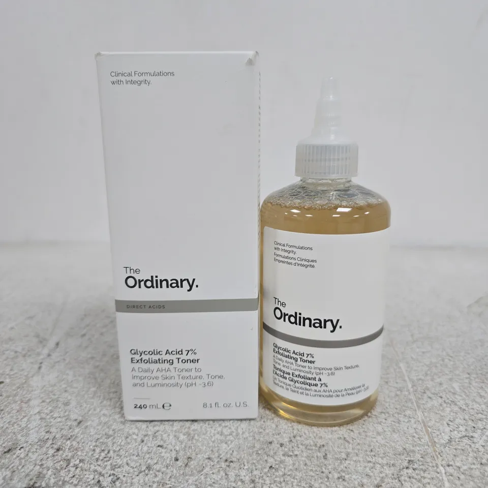 THE ORDINARY GLYCOLIC ACID 7% EXFOLIATING TONER 240ML – BOXED
