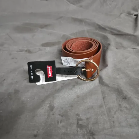LEVI'S LEATHER BELT IN BROWN SIZE 34