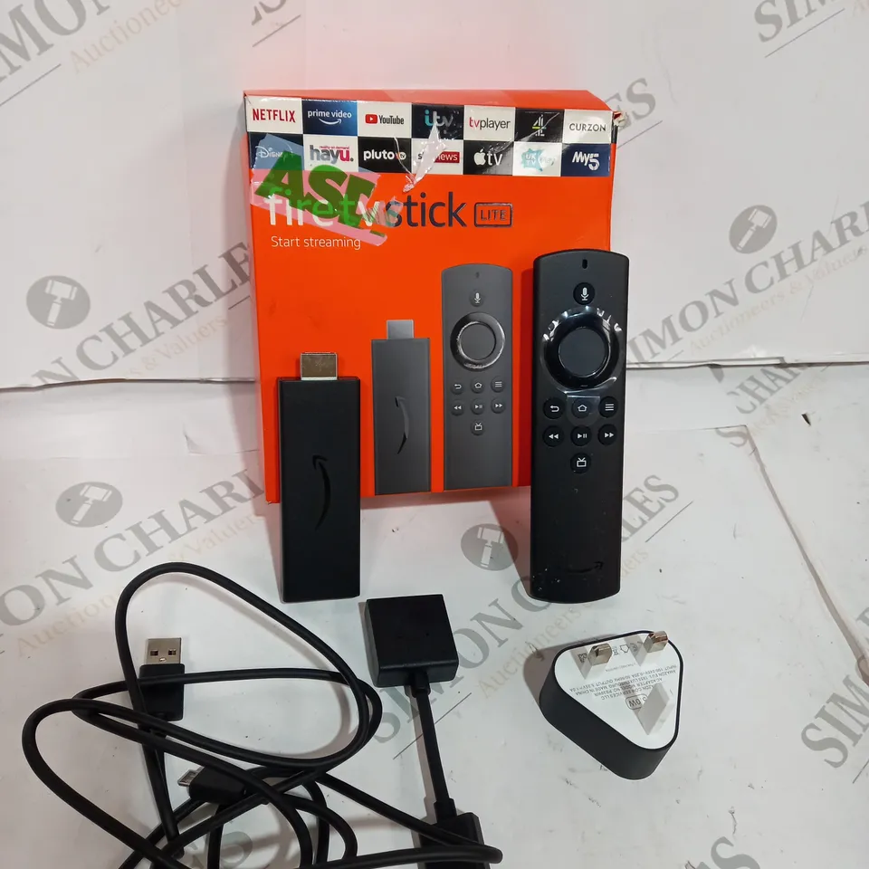 BOXED AMAZON FIRE TV STICK LITE